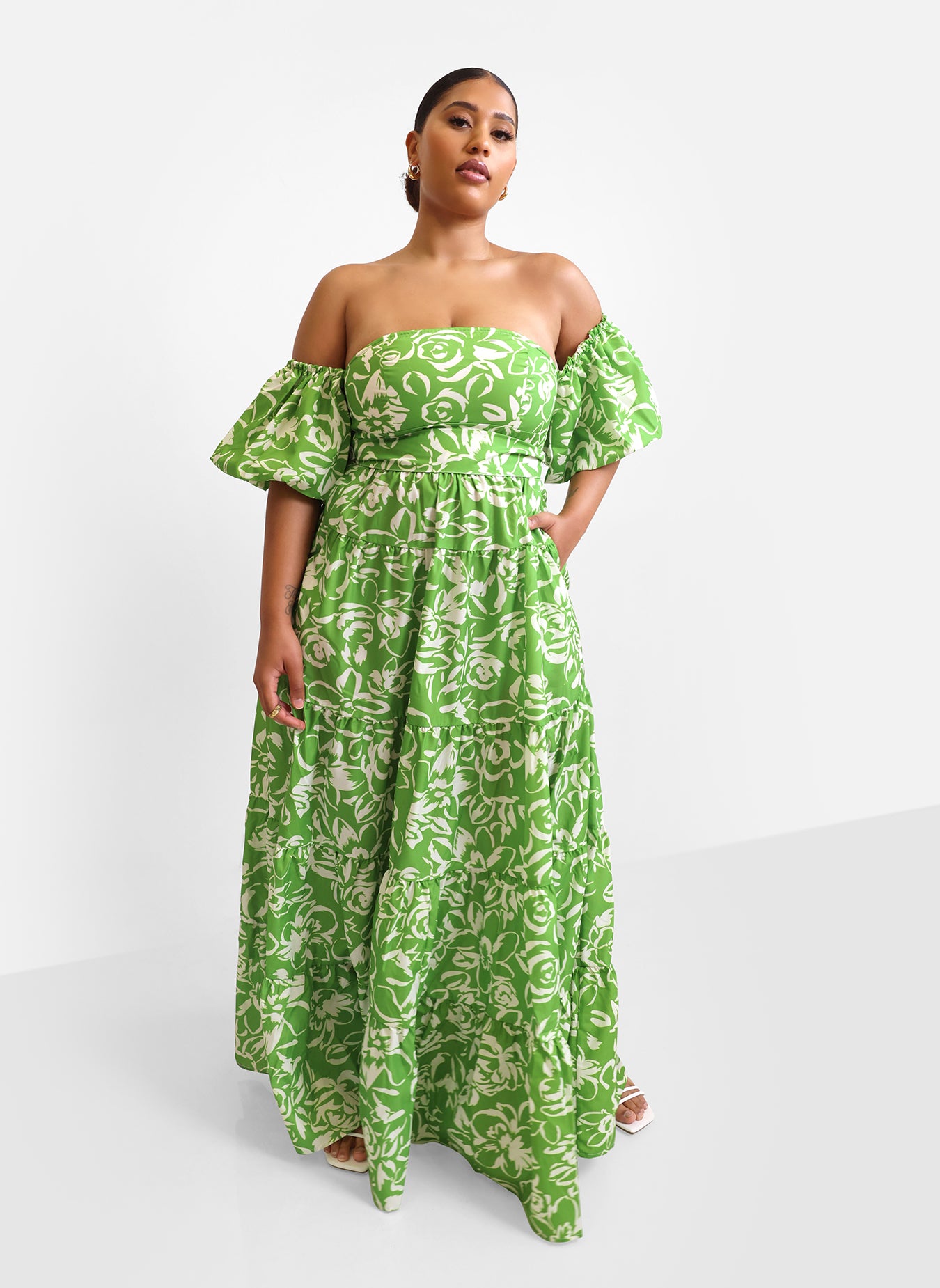 【新品未使用】　Acka pearl belted puff dress pearl belted puff dress – Acka online store