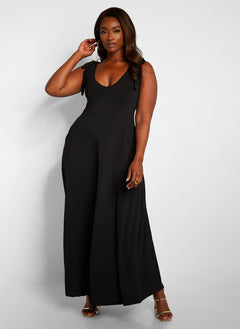 All You Need Maxi Skater Dress W. Pockets - Black