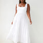 Angelica Tiered Maxi Skater Dress