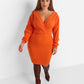 Eve Ribbed Drop Sleeve Mini Bodycon Dress