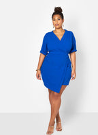 Avery Faux Wrap Mini Dress