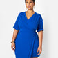 Avery Faux Wrap Mini Dress