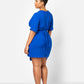 Avery Faux Wrap Mini Dress
