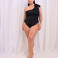 Bay Tie One Shoulder Swimsuit