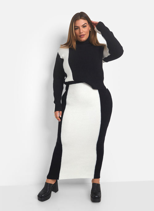 Bernadette Knit Maxi Bodycon Skirt