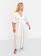 Bianca Faux Wrap Maxi Dress