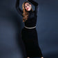 Center of Attention Turtleneck Long Sleeve Bodycon Maxi Dress