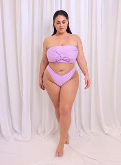 Danica Brazilian Cut Swim Bottom - Lilac