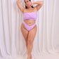 Danica Knotted Bandeau Swim Top - Lilac