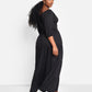 Dream Of Me Tiered Maxi A Line Dress - Black