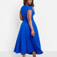 Essential Cotton A Line Midi Skirt - Blue