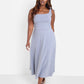 Essential A-Line Midi Skirt - Grey