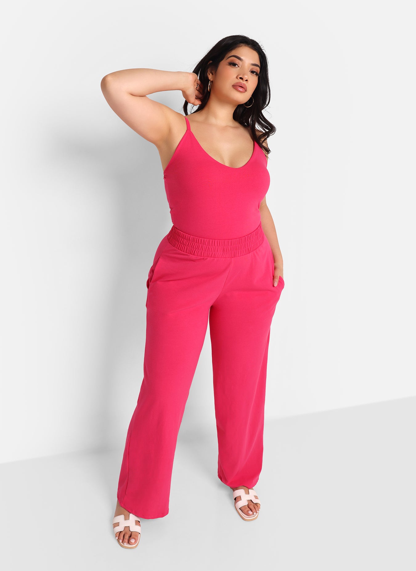 Plus Size Annabella Two Piece Skirt Set - Pink – Magnolia Fashion Wholesale
