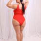 Essential Tank Swimsuit - Red
