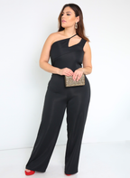 Find Your Love Asymmetrical Wide Leg Jumpsuit