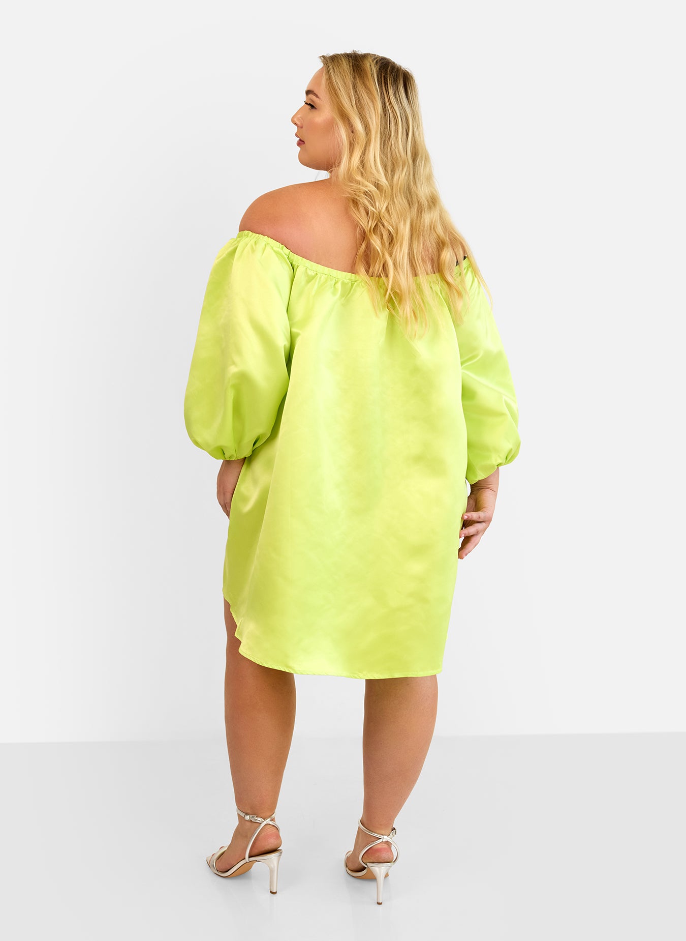 Annie Off Shoulder Frill Midi Dress - Sage – LEO LIN