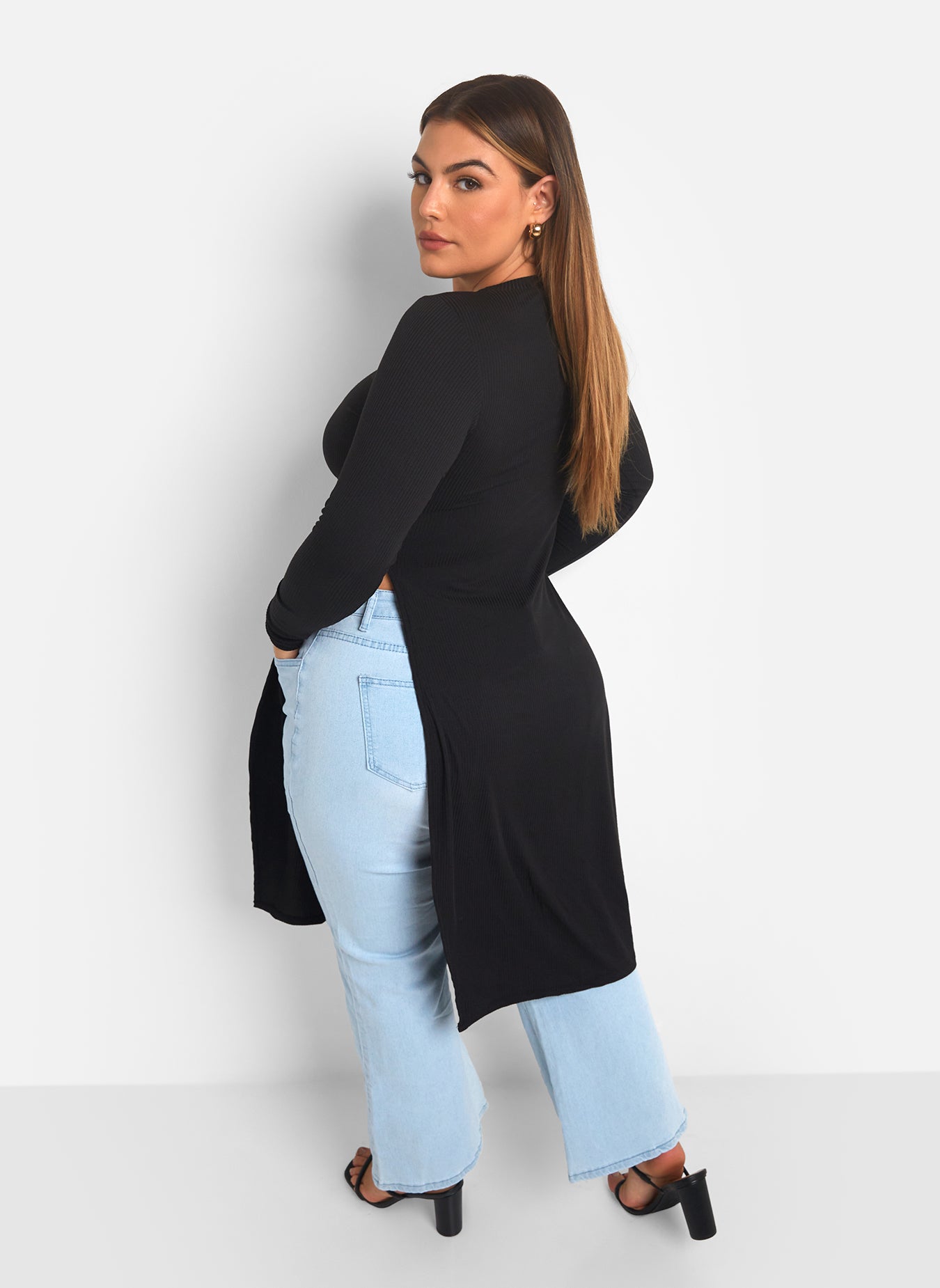 Get With Me Side Slit Top