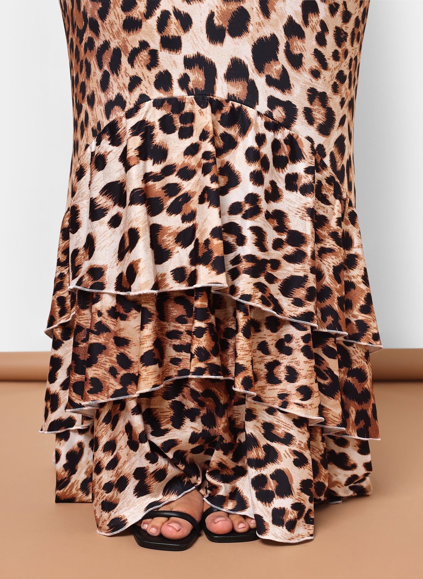 *Pre-Sale* Halima Leopard Mermaid Maxi Bodycon Dress