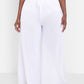 Ivory Sheer Wide Leg Cover Up Pants