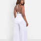 Ivory Sheer Wide Leg Cover Up Pants