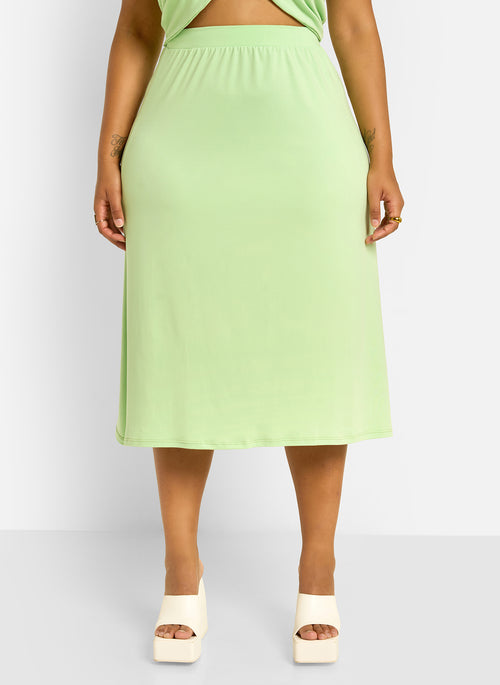 Jae Slip Skirt - Mint Green