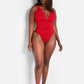 Kailani Ruched Swimsuit - Red