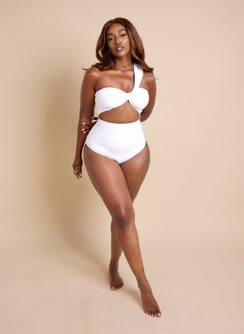 Kenya Assymetrical Cut Out Swimsuit