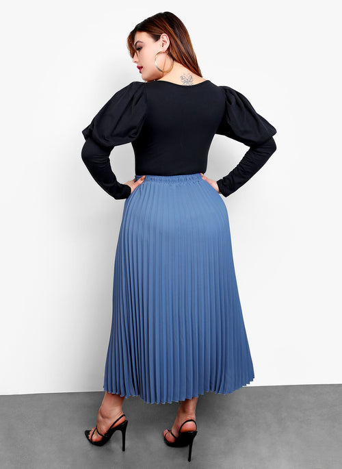 Old Times Puff Sleeve Bodysuit