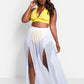 Luz Sheer Maxi Cover Up Skirt - White