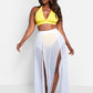 Luz Sheer Maxi Cover Up Skirt - White