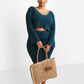 Straw Traveler Tote