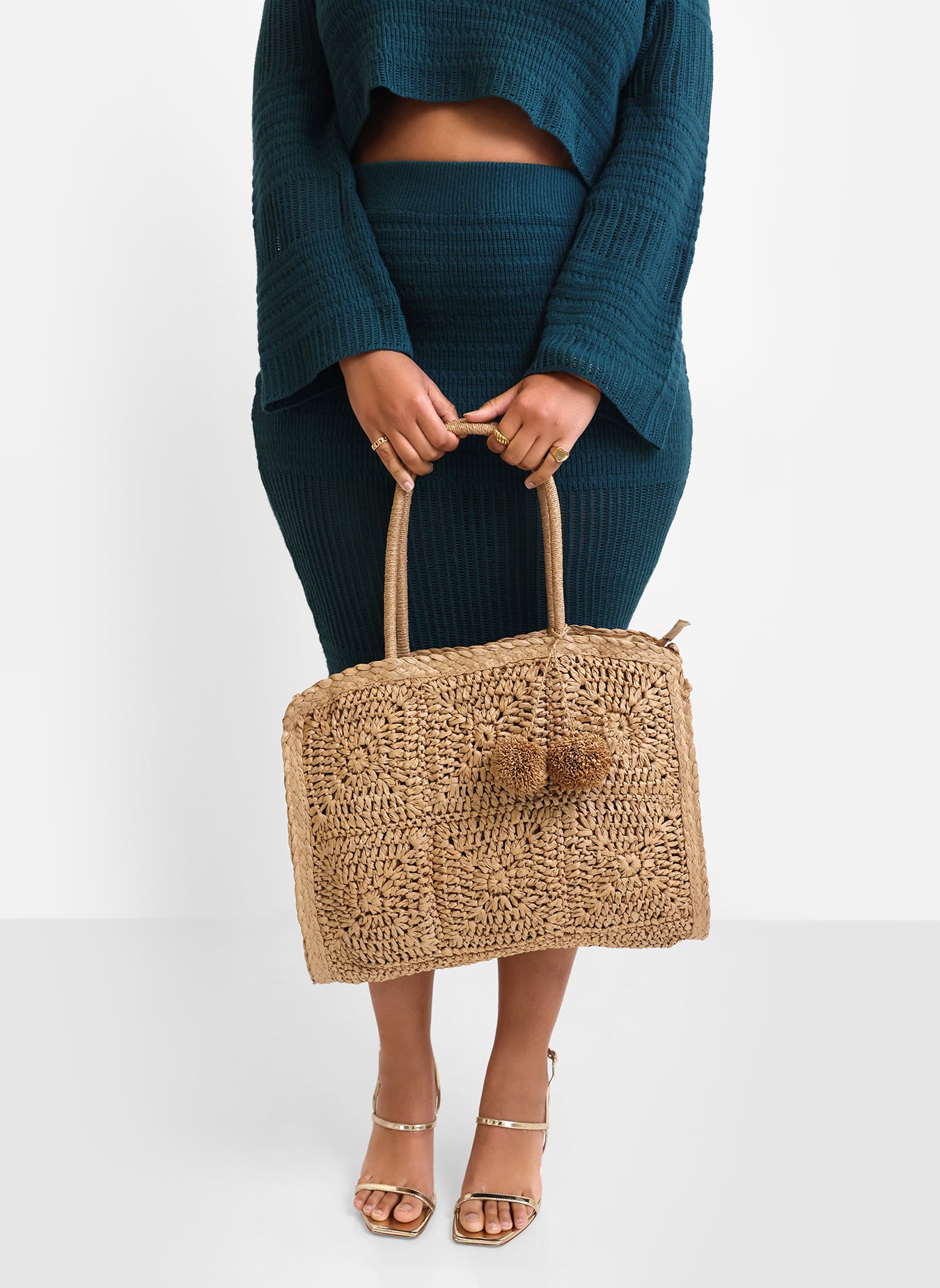 Straw Traveler Tote