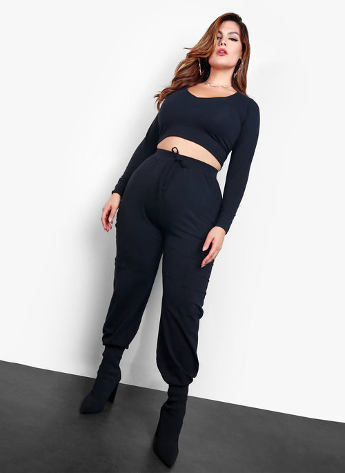 No Mercy Jogger Set - Black