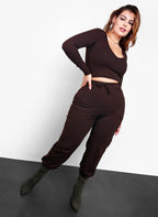 No Mercy Jogger Set - Brown