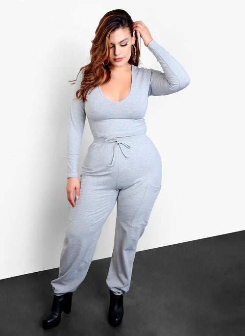 No Mercy Jogger Set - Gray