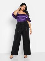 Nyx Sequin Wide Leg Pants