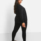 On Read Sweatshirt & Leggings Set - Black