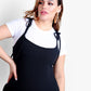 On The Scene Low Neckline Mini Dress