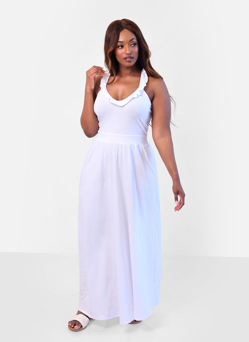 Perfect Match Cotton Skater Maxi Dress