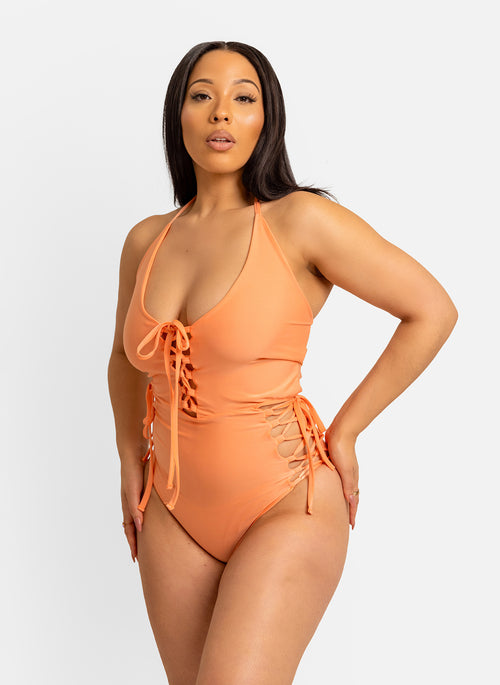 Sitting Pretty Caged Swimsuit