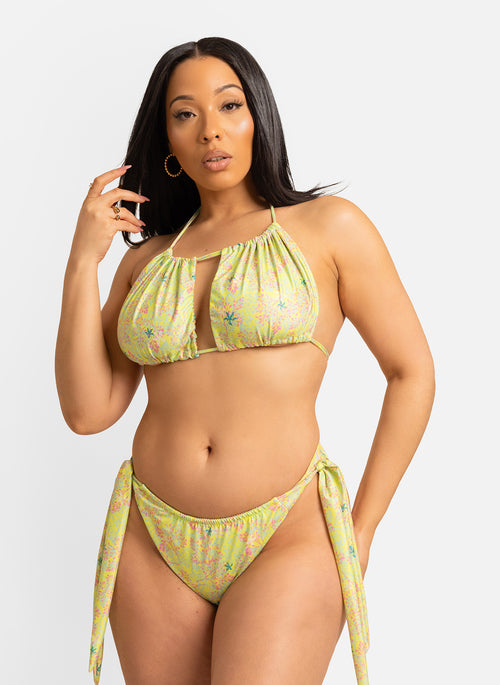 Daisy Halter Swim Top