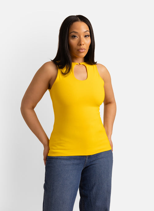 Glo Keyhole Cotton Top