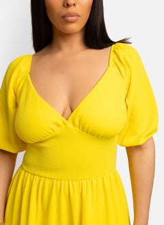 Demeter Tiered Maxi A Line Dress