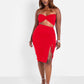 Jaycie Sweetheat Bandeu Top - Red