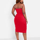 Jaycie Sweetheat Bandeu Top - Red