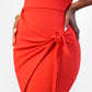 No Doubt Bodycon Midi Dress