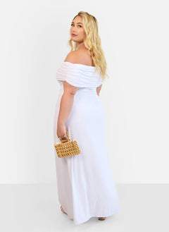 Immaculate Drop Waist Maxi A Line Dress