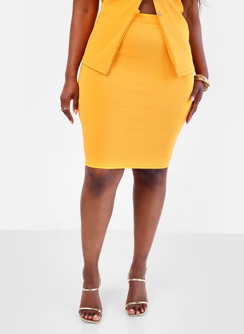 Bow Down Mini Bodycon Skirt