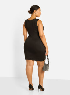 Sophie Cotton Bodycon Mini Dress