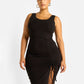 Cici Ruched Bodycon Midi Dress